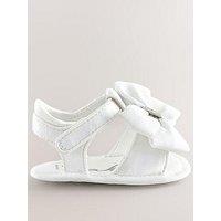 Ted Baker Baby Girls Bow Occasion Sandals - White