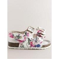 Ted Baker Girls Floral Strap Sandals - White