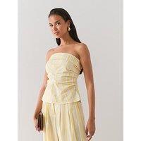 The Very Collection Striped Corset Bandeau Co-Ord