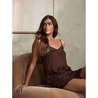 B By Ted Baker Cami And Shorts Pyjama Set - Brown