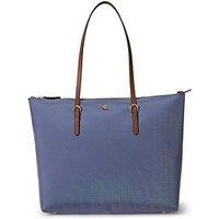Lauren By Ralph Lauren Medium Keaton Nylon Tote Bag - Carson Blue
