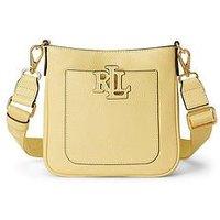 Lauren By Ralph Lauren Pebbled Leather Small Cameryn Crossbody - Lemon Sorbet