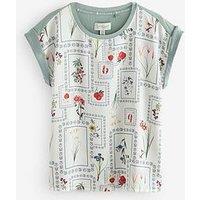B By Ted Baker Patch T-Shirt Pyjama Set - Green