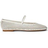 Lauren By Ralph Lauren Jayna Mj-Flats-Mary Jane - White