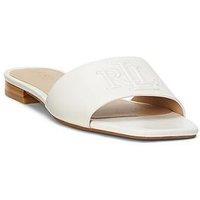 Lauren By Ralph Lauren Everley Sandals Sliders - White