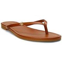 Lauren By Ralph Lauren Raquel Sandals Flip Flop - Brown