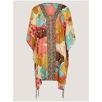 Monsoon Iris Floral Cover Up