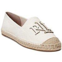 Lauren By Ralph Lauren Cameryn Logo Espadrilles - White