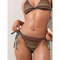 The Very Collection Crochet Zig Zag Bikini Briefs