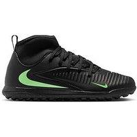 Nike Junior Phantom 6 High Club Astro Turf Football Boots - Black