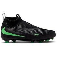 Nike Junior Phantom 6 High Academy Firm/Multi Ground Football Boots - Black
