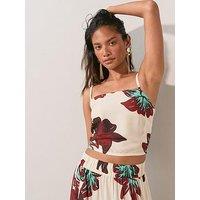 The Very Collection Floral Beach Top Co Ord