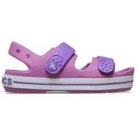 Crocs Toddler Crocband Cruiser Sandal - Pink/Purple
