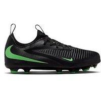 Nike Junior Phantom 6 Low Academy Firm/Multi Ground Football Boots - Black