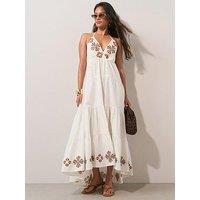 The Very Collection Flower Embellished Maxi Dress