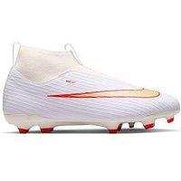 Nike Big Kids' Superfly 11 Academy Multi Ground Football Boots - White