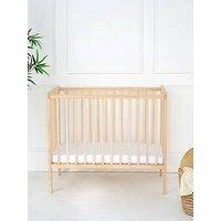 East Coast Space Saver Cot - Natural - With Mattress - Natural
