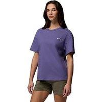 Columbia Womens Csc Heavyweight Graphic T-Shirt - Purple