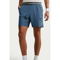 Nike Mens Tennis Court Advantage Dri-Fit 6" Shorts - Blue