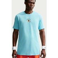 Nike Mens Tennis Court Dri-Fit T-Shirt - Blue