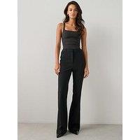 The Very Collection Ponte Bootcut Trouser - Black
