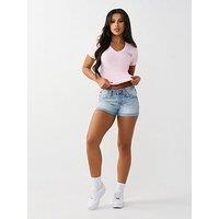 True Religion Jennie Denim Shorts - Blue