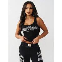 True Religion Crystal Square Neck Rib Tank