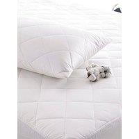 The Fine Bedding Company Deep Fill Breathable Cotton Mattress Protector