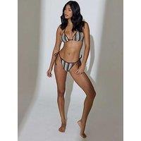 South Beach Sequin Crochet Tie Side Brief