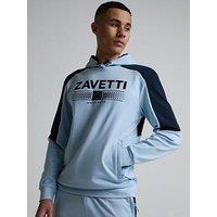 Zavetti Canada Viarello Poly Fleece Hoodie - Light Blue