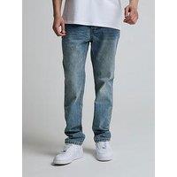 Alessandro Zavetti Fontini Relaxed Loose Slight Distressed Jeans - Light Blue