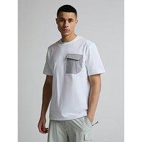 Alessandro Zavetti Ultizzi Woven Tech Pocket T-Shirt - White