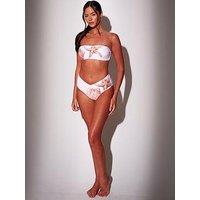 South Beach Seashell Printed V-Waist Brief - Pink