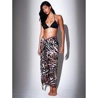 South Beach Leopard Printed Sarong