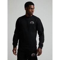 Zavetti Canada Botticini Compatto Small Left Chest Logo Sweatshirt - Black