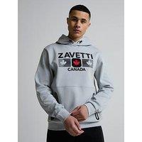 Zavetti Canada Dimara Oth Hoodie - Light Grey