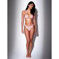 South Beach Crochet Ring Decal Bandeau Bikini Top