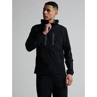 Zavetti Canada Atlin 2.0 Woven Zt Reflective Zipped Hoodie - Black