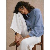 Mint Velvet Cosy Pocket Cardigan - Blue