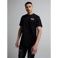 Alessandro Zavetti Cenerello Woven Tab T-Shirt - Black