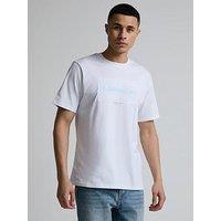 Alessandro Zavetti Ambro Embroidered Raised Patch Badge T-Shirt - White