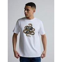 Alessandro Zavetti Pescinolla Snake Print T-Shirt - White
