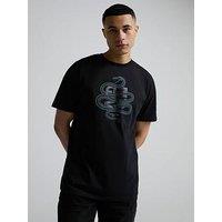 Alessandro Zavetti Pescinolla Snake Print T-Shirt - Black