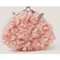 Monsoon Girls Pearl Cluster Frame Bag - Pink