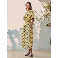 Albaray Iconic Spot Dress - Yellow