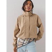 The Very Collection Water Resistant Funnel Neck Jackets - Brown