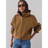 The Very Collection Utility Bubblehem Jacket - Brown