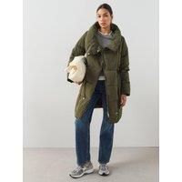 The Very Collection Womens Mid Length Duvet Padded Coat - Khaki