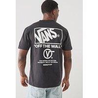 Vans Mens Stacked Hi Short Sleeve T-Shirt - Black