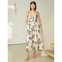 Jovanna Yessica Floral Midi Dress - Multi